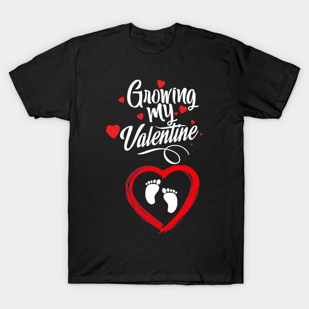 growing my valentine shirt red Love Wife Boy Girl T-Shirt by fadi1994